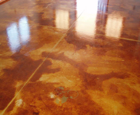 4001 Water base Clear Epoxy Decorative Concrete Commercial and Retail Floor Coating