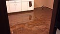 Dark Brown Glossy Concrete Home Kitchen