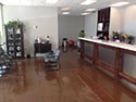 Shining Concrete Flooring in an Office