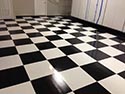 Industrial Concrete Epoxy With Checkerboard Pattern