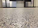 Flake Design for Gripping Concrete Floor