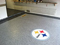 Steelers Themed Garage Flooring